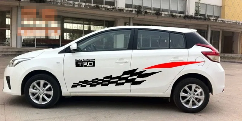 Автомобиль латте арт хэтчбек автомобиль крутой модифицированный автомобильный стикер тела s автомобиль Модифицированная линия талии латте художественная пленка для всего автомобиля Наклейка