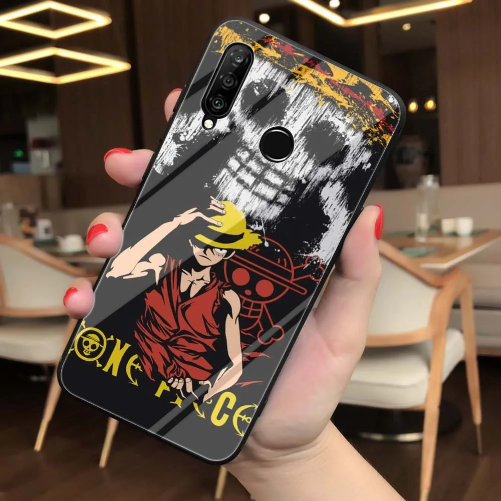 TG14 Lavaza one piece Luffy мягкий чехол из закаленного стекла для huawei Honor 8x9 mate 20 P10 P20 P30 Lite Pro P Smart Cover - Цвет: TG14