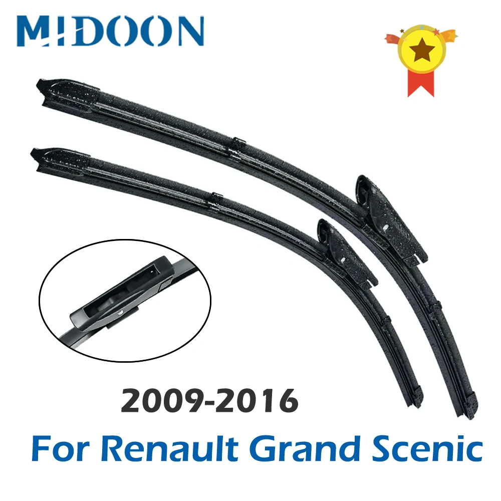 Щетки стеклоочистителя MIDOON для Renault Grand Scenic II III 2009 2010 2011 2012 2013 2014 2015 2016 | Автомобили