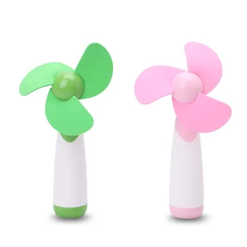 

Free_on Portable Handheld Mini Fan Super Mute AA Battery Operated Cooling Home Travel