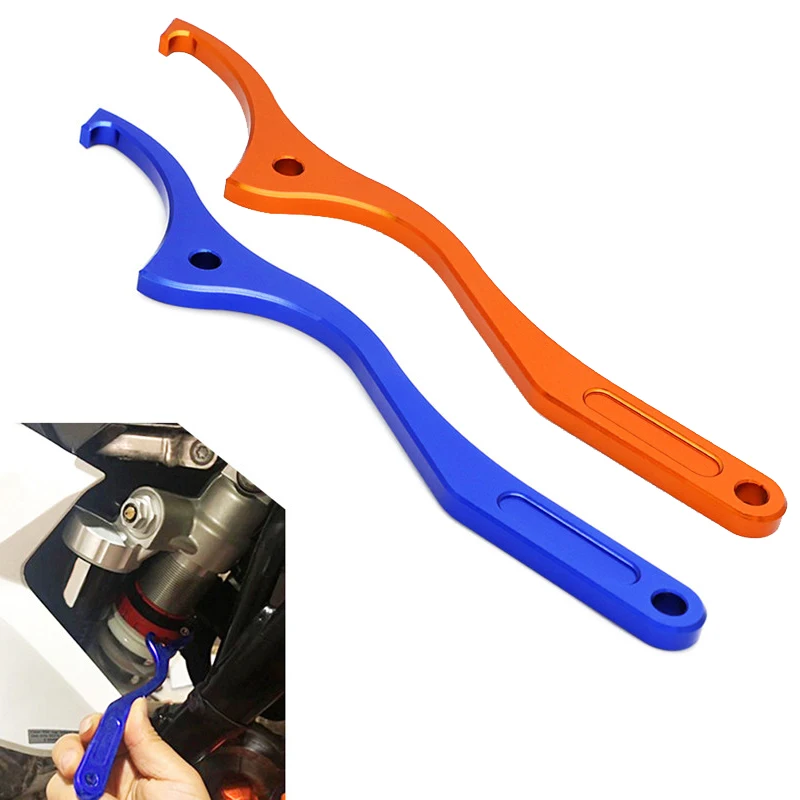 Motorcycle Rear Damping Shock Absorber Spanner Wrench Tool For Sx Sxf