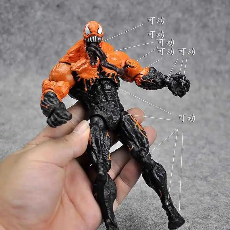 Cheng yuan аниме игрушка Marvel Человек-паук резня яд Deadly Guardian мобильный Гараж Комплект Модель