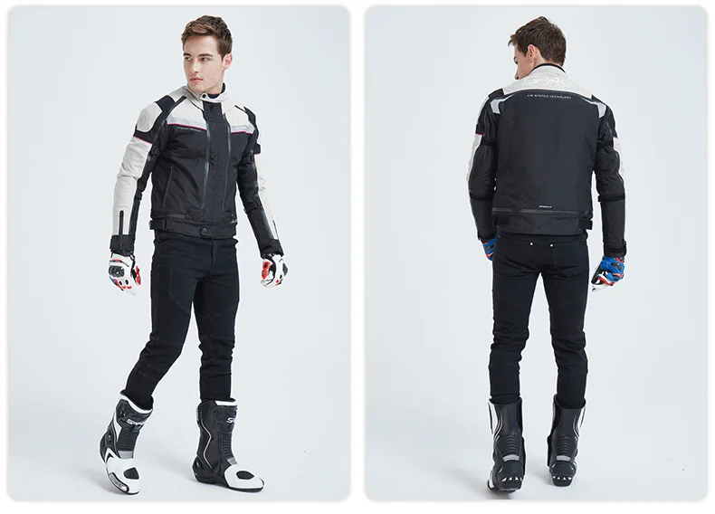 SPRS Motorcycle Jacket Protective Gear Men Waterproof Moto Jacket Reflector Motorbike Riding Clothing Motocross Off-Road Jacket