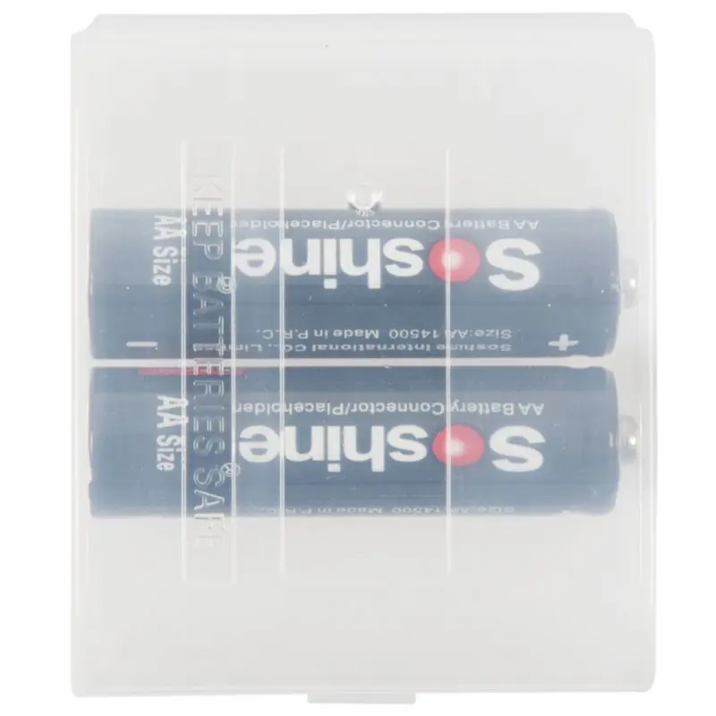 Soshine 4 x AA/14500 700mAh 3,2 V PCB протектор Литий-ионные аккумуляторные батареи с коробкой