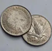 Мексиканская монета 15 мм 100% настоящая комаративная оригинальная коллекция | Дом