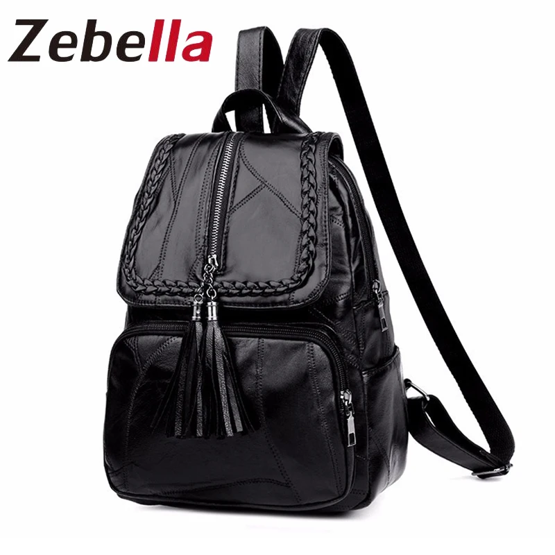 Женский рюкзак высокого качества из мягкой кожи 2020 женские школьные дорожные