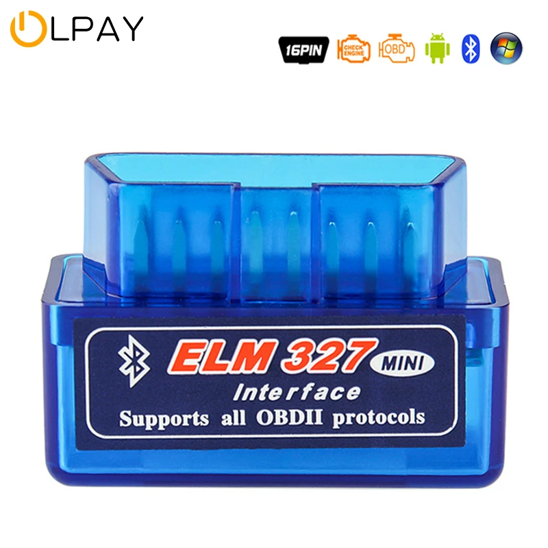 Считыватель кодов Elm327 Obd2 диагностический сканер V1.5 V2.1 с Bluetooth|Считыватели и