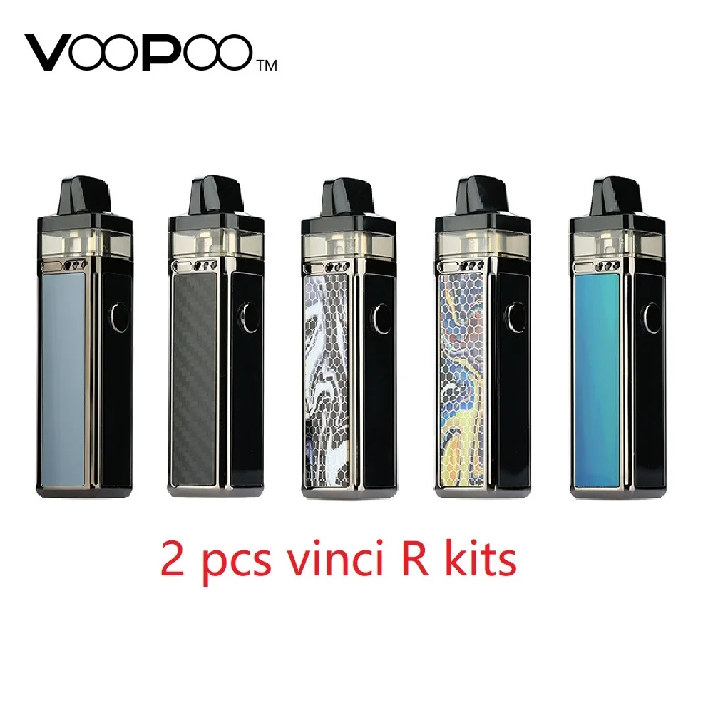  2PCS VOOPOO VINCI R Mod Pod Vape Kit with 1500mAh Battery 5.5ml Cartridge Electronic Cigarette Vape