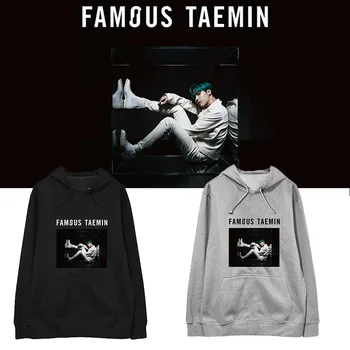 

Kpop SHINee FAMOUS TAEMIN Same Cap Hoody Coat Autumn Winter Snow Suit Long Sleeve Hoodies Outerwears Sueter