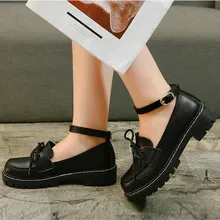 Новинка; модная женская обувь; однотонные тонкие туфли на низком квадратном каблуке с пряжкой и круглым носком; маленькие туфли в духе колледжа; Лидер продаж; A30724