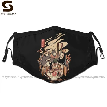 

Anime Mouth Face Mask Ramen Pool Party Facial Mask Fashion Funny with 2 Filters for Adult