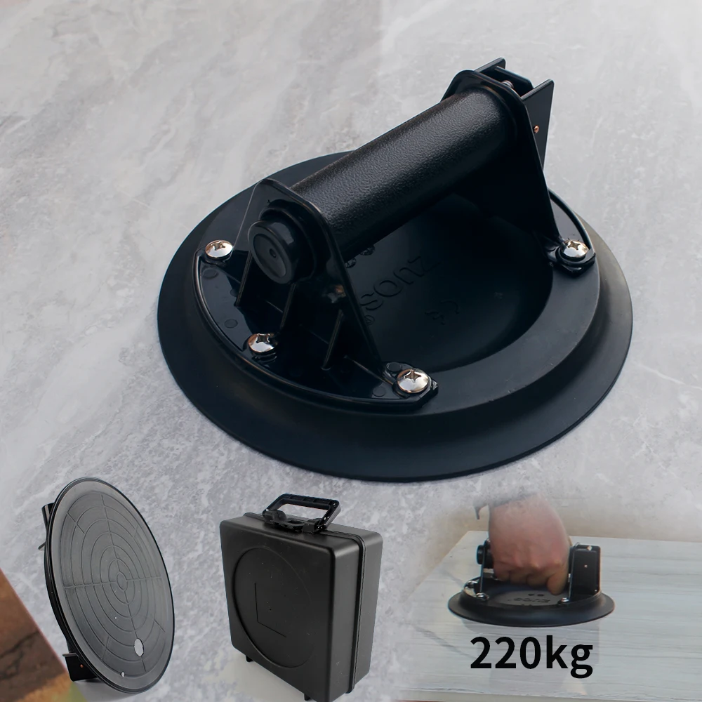 Raizi 8inch/205mm Vacuum Suction Cup Lifte For Tile Glass Stone Vacuum Heavy Duty Lifting Carrying Tool