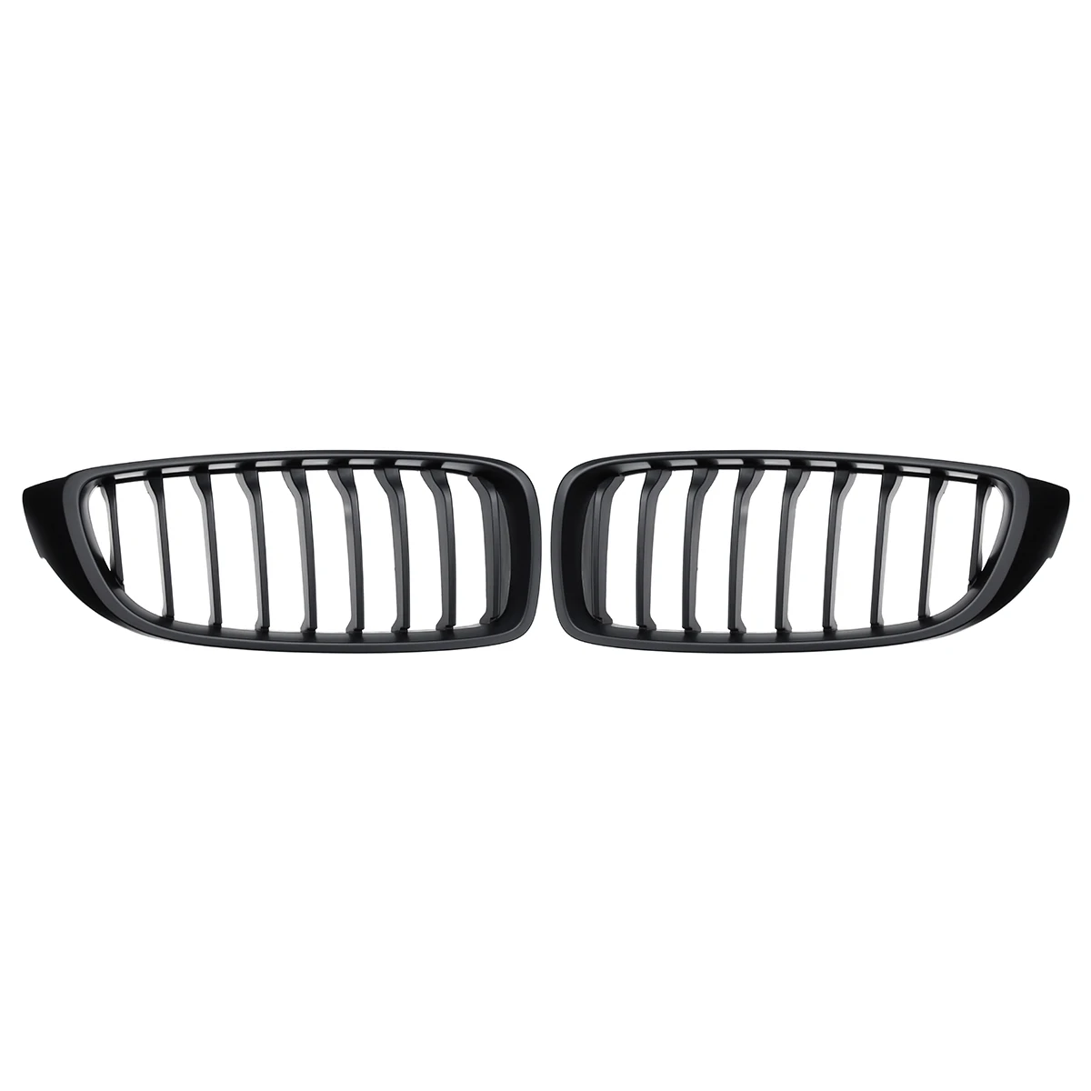 

Hot Sale 2X Matte Black Car Front Grill Grille Mesh Net Trim Strip Cover For BMW 4 Series F32 F33 F36 F82 2013 up