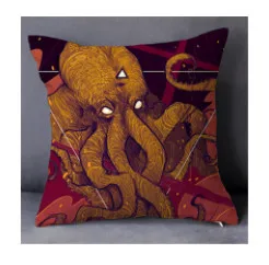 Cthulhu Mythos Great Old Ones Cthulhu короткая плюшевая подушка Креатив мультфильм гостиная диван пуховая подушка мягкие игрушки X2401 - Цвет: 45X45CM