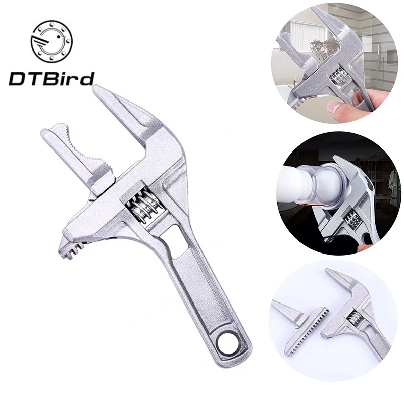 

1pcs Adjustable Spanner Universal Key Nut Wrench Home Hand Tools Multitool High Quality Water Pipe Bathroom Maintenance