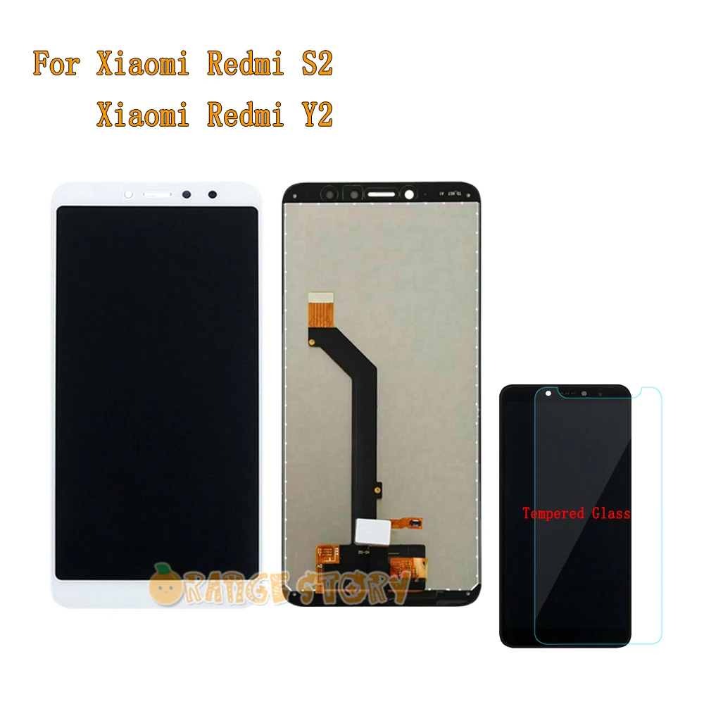 White No Frame Для Xiaomi Redmi S2/Redmi Y2 Полный ЖК-дисплей монитор сенсорный экран сенсор с рамкой Замена для Xiaomi Redmi S2/Y2 - Цвет: White No Frame