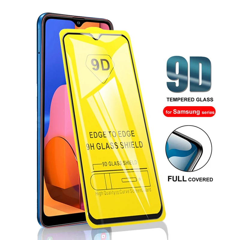 2Pcs 9D Full Cover Tempered Glass for Samsung Galaxy A10s A20s A30s A50s Screen Protector A40 A30 A20 A10 Film | Мобильные телефоны