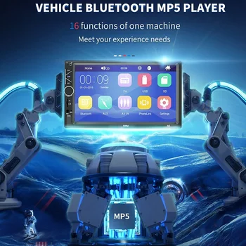 

Swm-a6 7 Inch Hd Bt Mp5 U Disk Mobile Phone Interconnection Mp3 Fm Multi-language Scalable Storage For Android / Ios #N