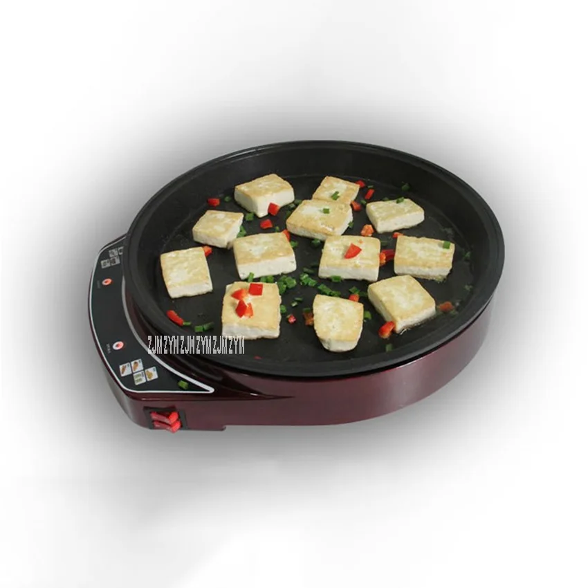 CBF-10 Single Side Non-Stick Electric Frying Pan Pancake Baking Machine Non Suspension Electric Grill Pizza Baking Pan