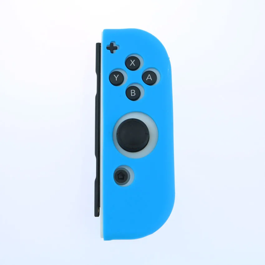 ChengHaoRan левый и правый мягкий силиконовый резиновый кожаный чехол для nintendo Switch NX NS Joy-Con контроллер - Цвет: C2