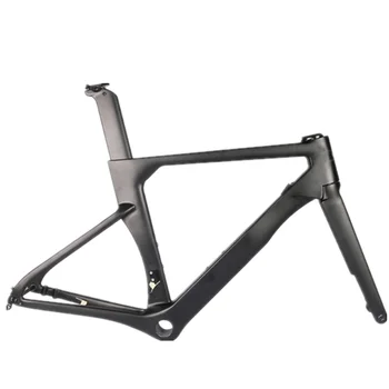 

2020 new AEROSIX Carbon Disc Road Frame disc brake bicycle frame fork seatpost with 5D carbon handlebar