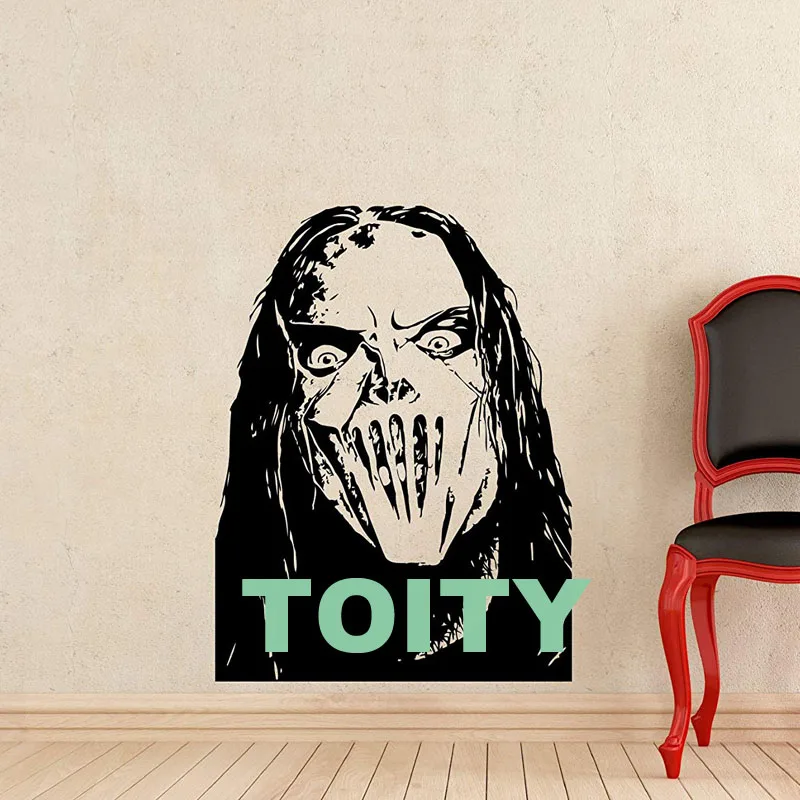 17 видов конструкций Slipknot стикер на стену Кори Тейлор плакат Мик Томпсон Пол Грей Шон крахан виниловая наклейка Джеймс корт Крисс Фен - Цвет: H75cm x W57cm