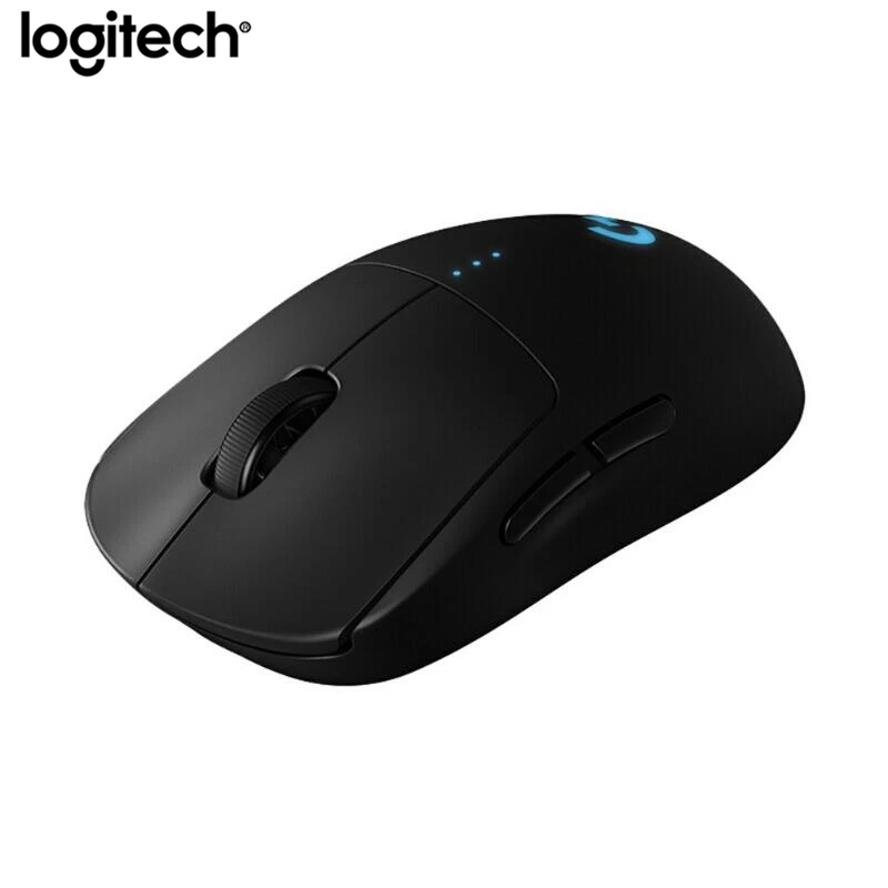 Беспроводная игровая мышь logitech G PRO RGB с двойным режимом с датчиком HERO 16000 dpi LIGHTSPEED Laser Gamer mouse 8 программируемых кнопок