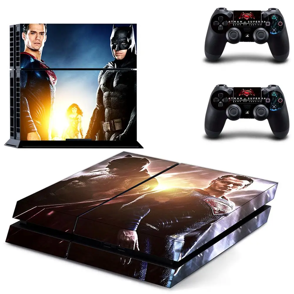 GYTM0333 Бэтмен против Супермена PS4 наклейка s Play station 4 кожа наклейки для playstation 4 PS4 консоли и контроллера Скины Виниловые - Цвет: GYTM0333