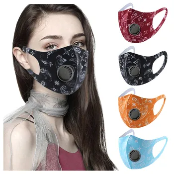 

1/3/4/5 PCS Face Masks Adult Washable Reusable Fashion Printed Breathable Windproof Face Cover Mouth Masks Mascarar Mascarilla