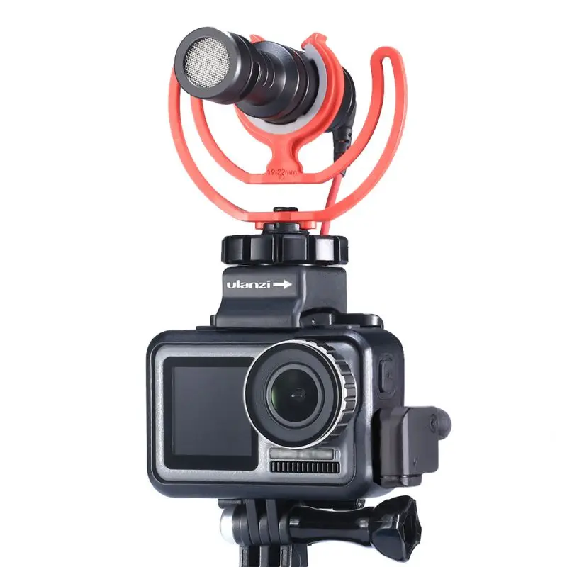 Горячий аудио адаптер для CYNOVA для DJI Osmo действие Микрофон внешний 3,5 мм крепление для микрофона разъем TRS для DJI Osmo