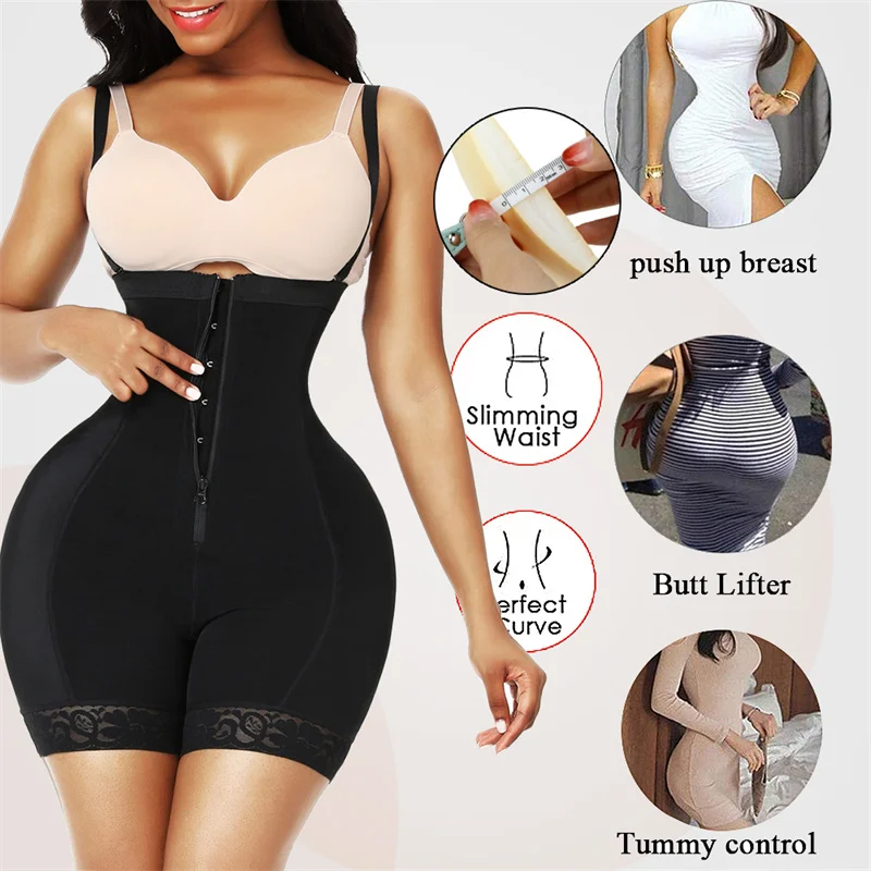 Hip Enhancers Full Body Tummy Control Side Zipper Faha Plus Size Women  Bodysuit Faja Colombiana Body Shapewear - China Faja Colombiana Shapewear  and Shapewear Bodysuit price