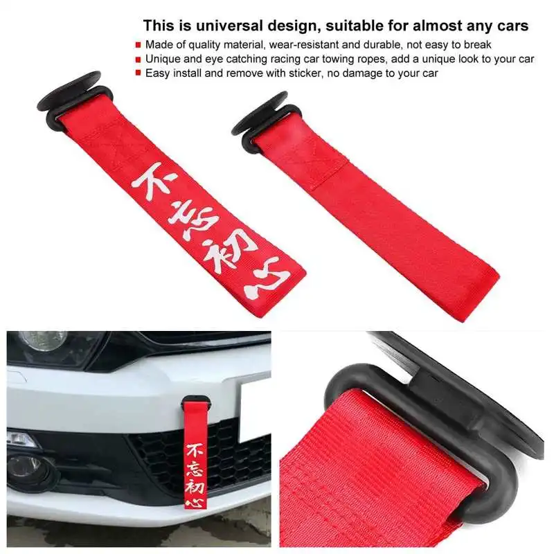 Universal Car Tow Rope Tow Belt Car Front Rear Bumper Towing - Temu  Philippines