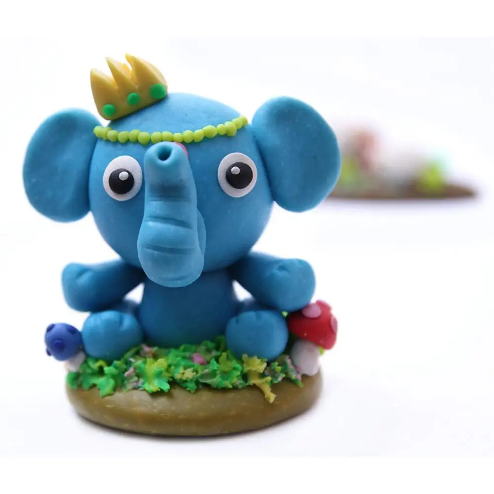 HobbyLane нетоксичные 24 цвета Полимерная глина Сделай Сам мягкая глина для моделирования набор с 5 шт. инструменты детский подарок игрушки