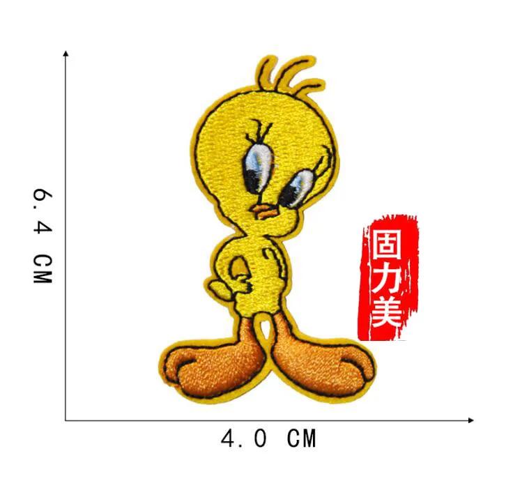 8pc cartoon yellow chicken duck embroidered ironing on patch - AliExpress