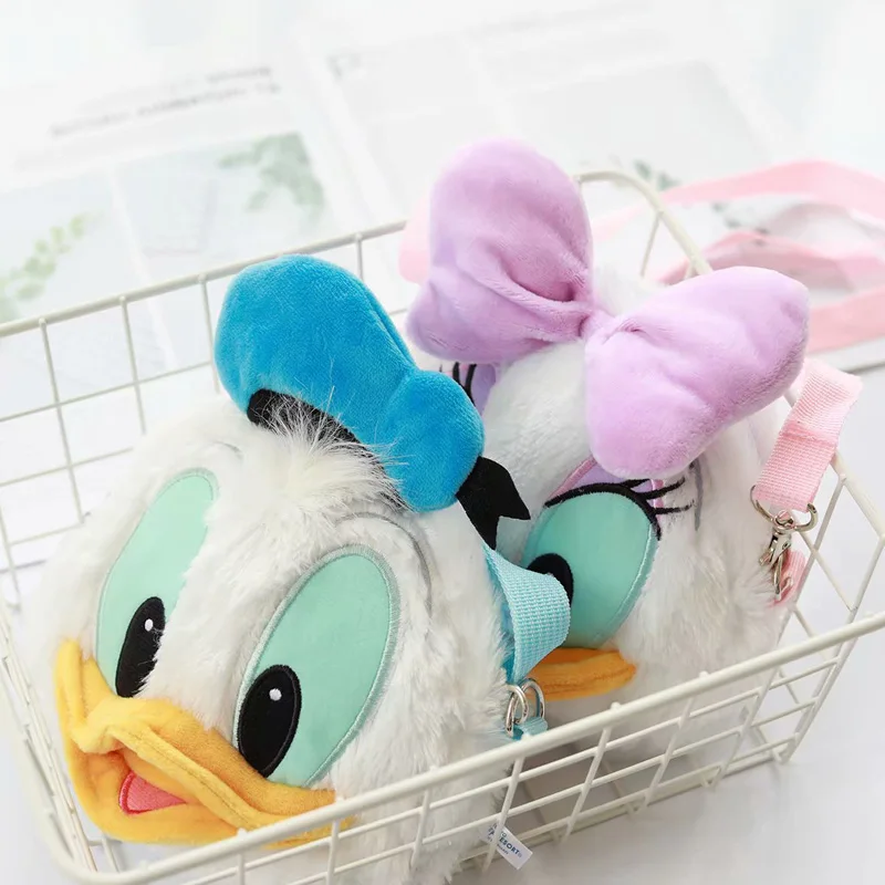 Melody Duffy Duck модные аниме плюшевые сумки на плечо мягкий мультфильм Tote повседневное пушистые куклы телефон сумка для девочек