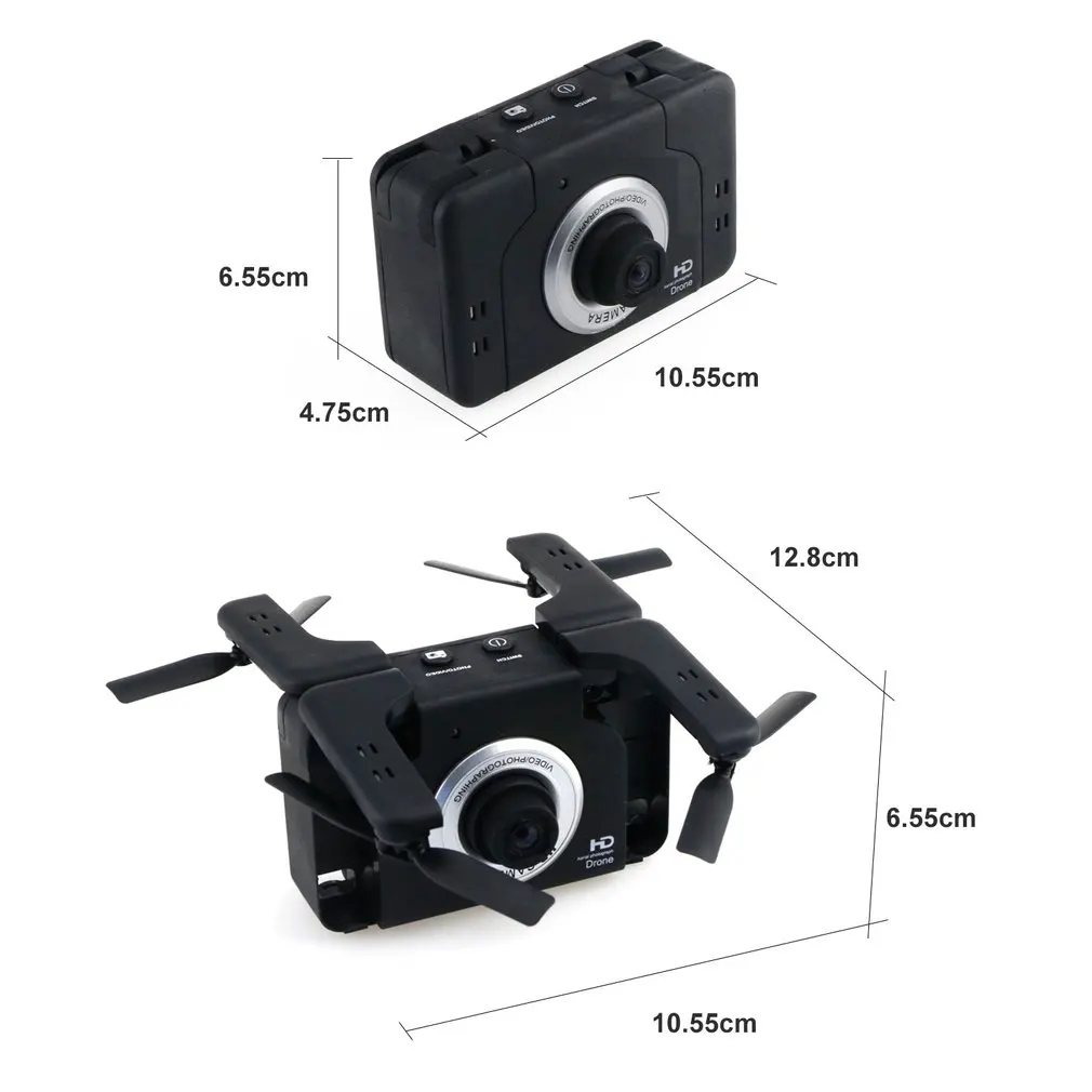 F6 720P широкоугольный Wifi HD камера FPV складной Радиоуправляемый Дрон самолет с жестом селфи Безголовый режим возврат одной кнопкой
