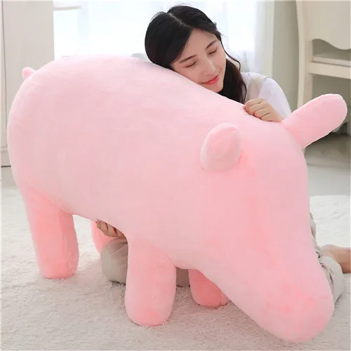 Fancytrader 43`` Giant Simulation Pig Lifelike Plush Stuffed Swine Toy Elephant Pig Sofa Kids Doll Can be Rode 110cm 4 Models (5)