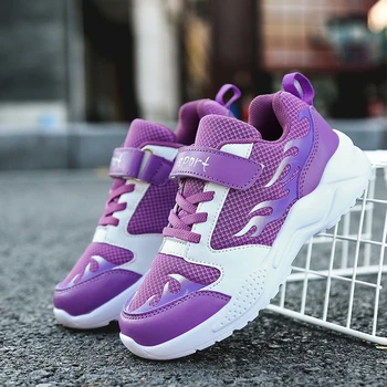 

2020 Hot Sale Kids Girls Running Shoes Children Footwear For Boys Purple Teenage Girls Shoes Designer Casual Young Boy Sneakers