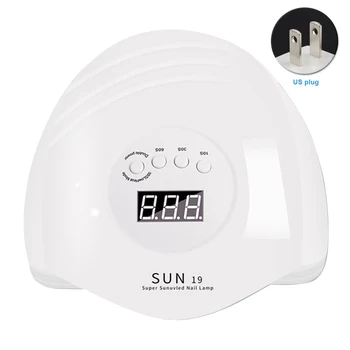 

80W Professional UV Manicure Equipment 4 Gears LED Lamp Easy Disassembly Nail Dryer Polishing Timer Foot Hand Fast Curing