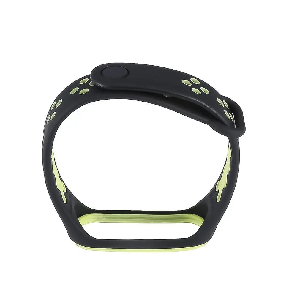 black green Сменный силиконовый ремешок для наручных часов, ремешок для Xiaomi Mi, смарт-браслет 4, ремешок для наручных часов, умные аксессуары - Цвет: black green