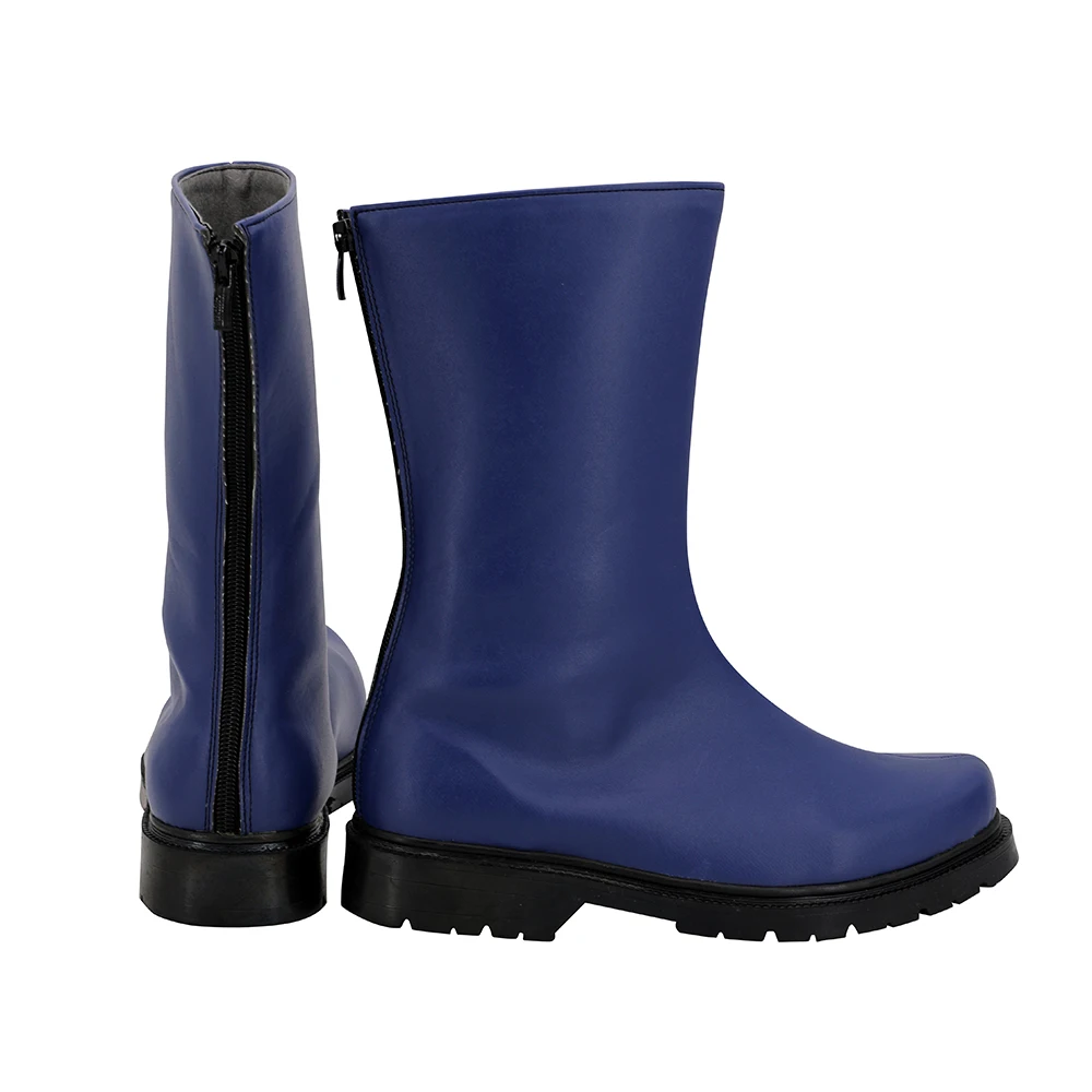 Manga Blue Marvel Adam Bernard Brashear Cosplay Boots Blue Shoes Custom Made (4)