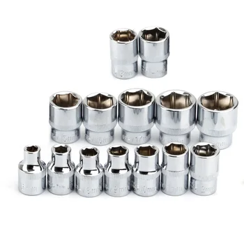 

6-19mm 14pcs Steel Socket Wrenches Tool Set Hand Impact Wrench Spanner Accessory