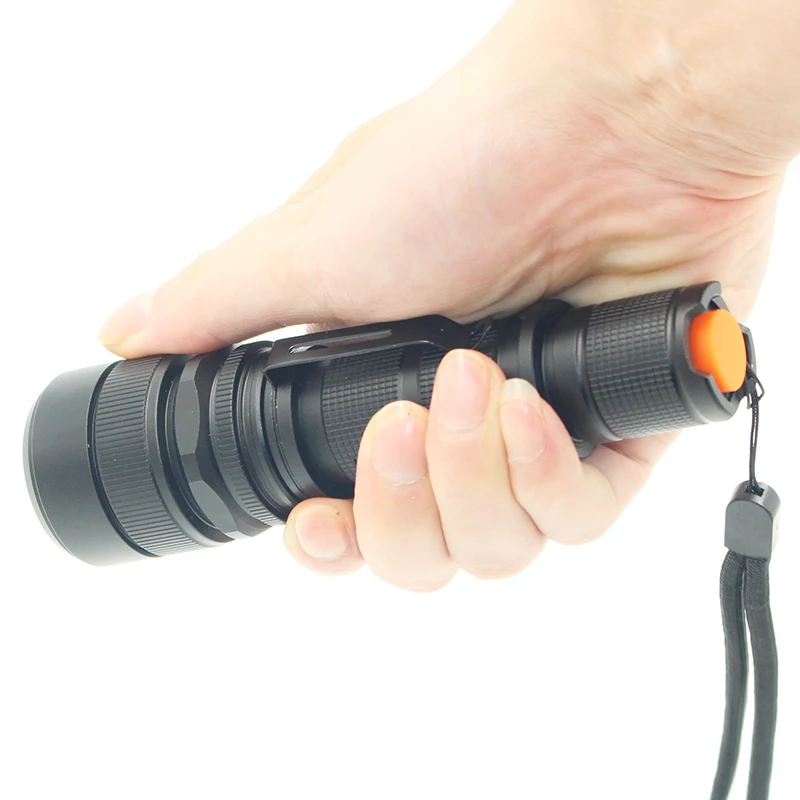 Светодиодный фонарик Litwod перезаряжаемый с USB зарядкой зумом и алюминиевым
