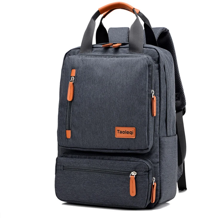 Унисекс, повседневный деловой мужской рюкзак для ноутбука, светильник, 15,6 дюймов, сумка для ноутбука,, Женский Противоугонный рюкзак для путешествий, школьная сумка для мужчин - Цвет: Темно-серый