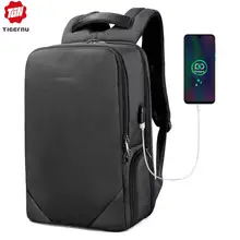 Tigernu Мода 15." Ноутбук Рюкзак USB Зарядка Рюкзак Мужчины Водонепроницаемый Путешествия Анти Вор Мужские Рюкзак Случайные Школьные Сумки