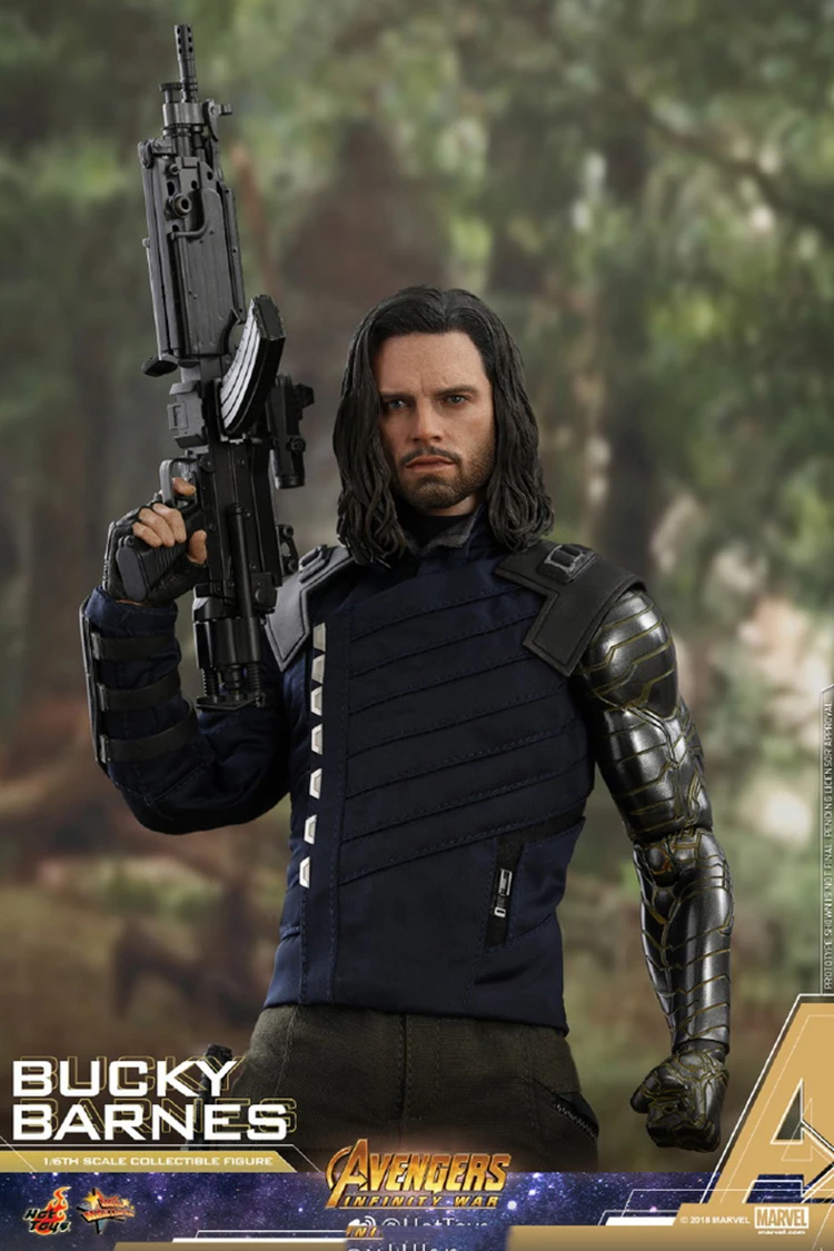 1/6 масштаб HOTTOYS MMS509 полный набор Мститель Бакки Барнс Зимний Солдат белый волк фигурка модель для фанатов подарки