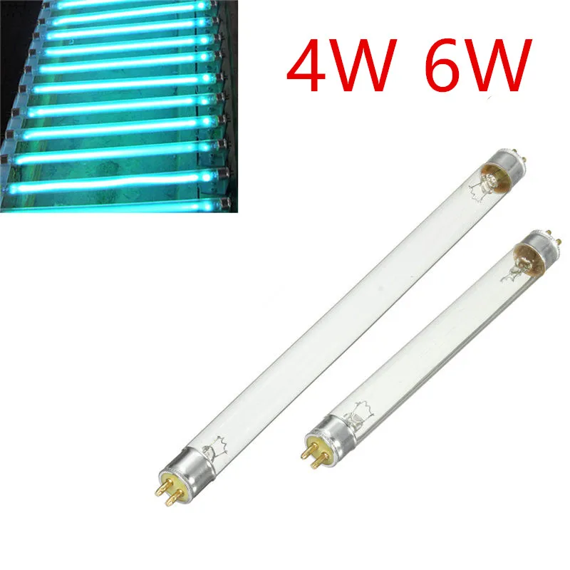 

4W 6W T5 UV Light Tube Bulb Lamp Waterproof UV Light Replacement For Pond Tank Clear Germicidal Sterilizer Lamp AC220V