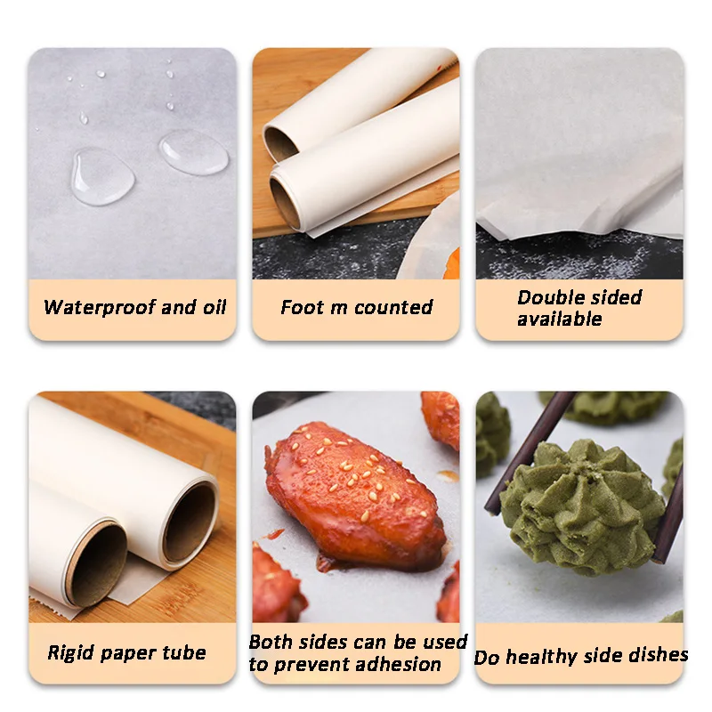 Greaseproof Oven Bakeware Baking Cooking Paper Baking Paper Parchment Paper Rectangle Baking Sheets for Bakery BBQ Party Greaseproof Oven Bakeware Baking Cooking Paper Baking Paper Parchment Paper Rectangle Baking Sheets for Bakery BBQ Party