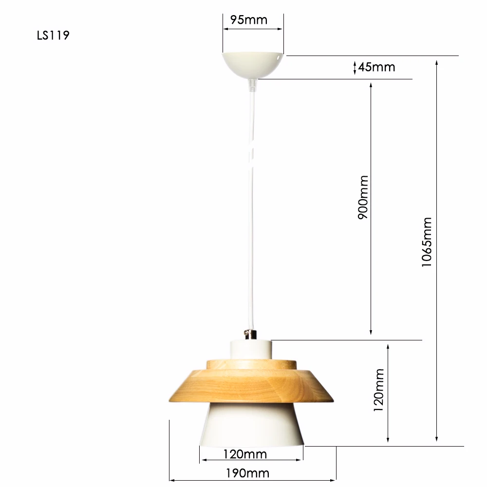 Скандинавский современный минималистичный спальня маленькая люстра железная деревянная чаша зал творческая личность Macarons Ресторан светодиодный светильник