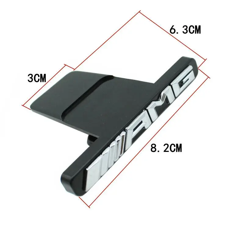 Suitable for Mercedes-benz GT AMG net label front car logo grille vertical bar AMG small label modification external decoration